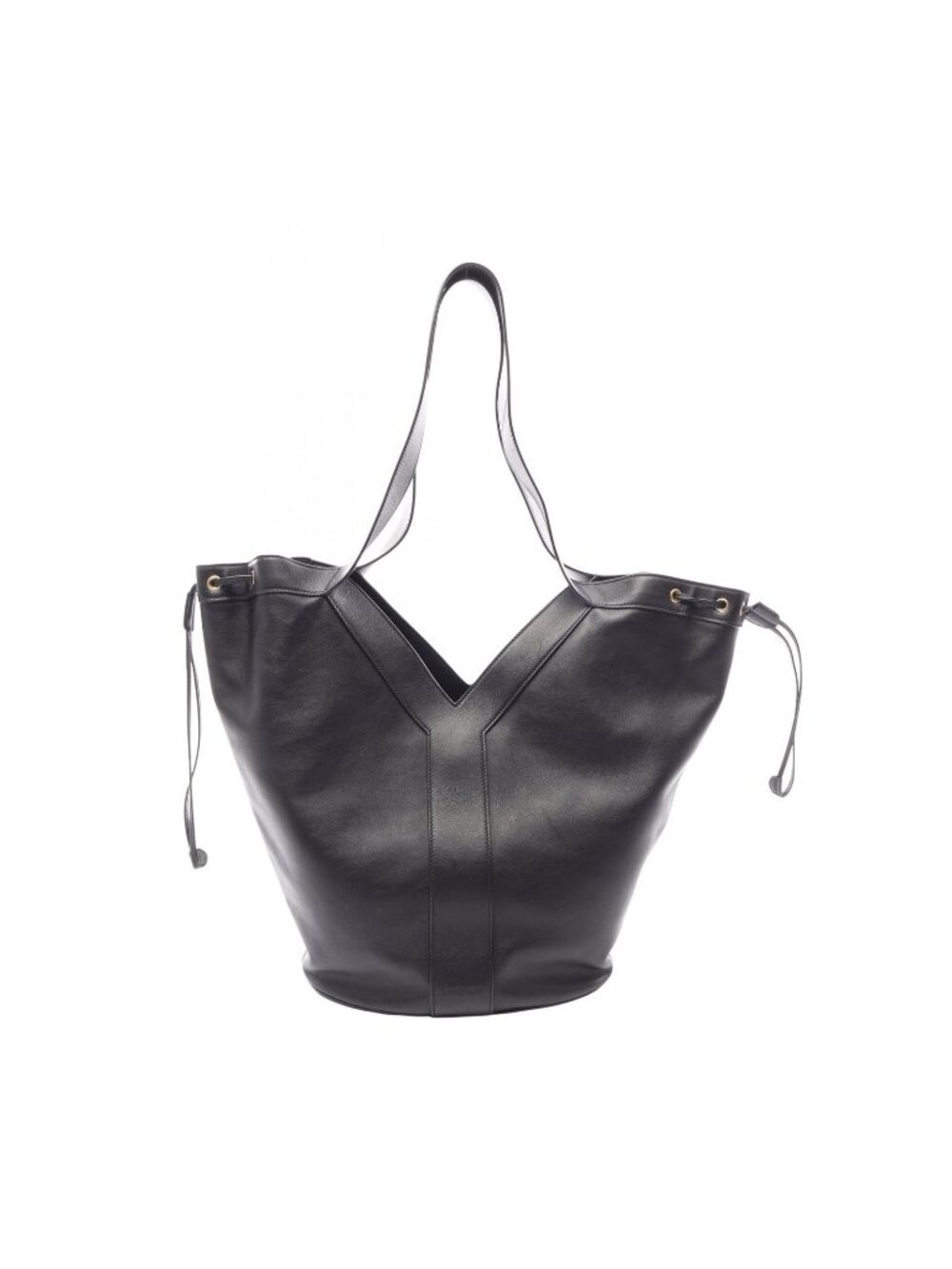 Saint Laurent Paris Tote Hobo Black Leather